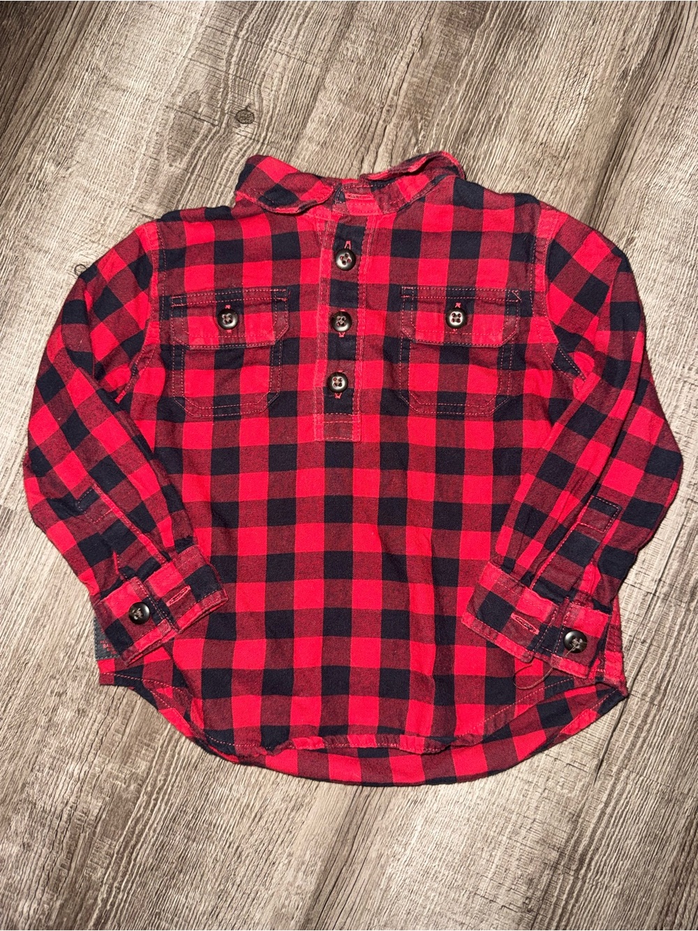 Polo Ralph Lauren Boys Button Up Flannel Size 18 Months
